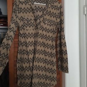 Chevron print dress